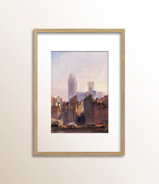 Cologne: The Arrival of a Packet-Boat: Evening