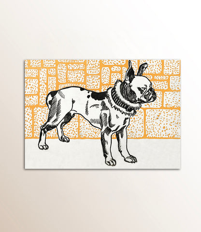 Bulldog in Brick