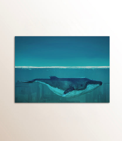 Whale Above the City