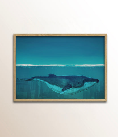 Whale Above the City