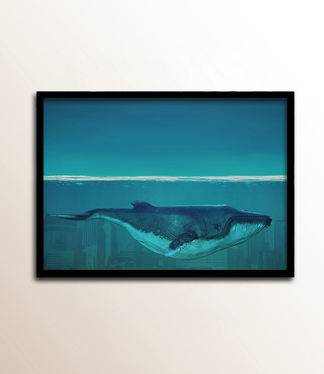 Whale Above the City