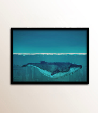 Whale Above the City