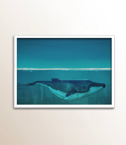 Whale Above the City