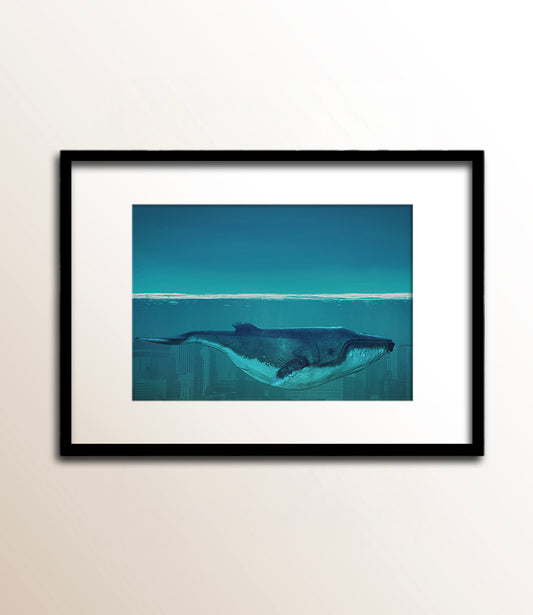 Whale Above the City