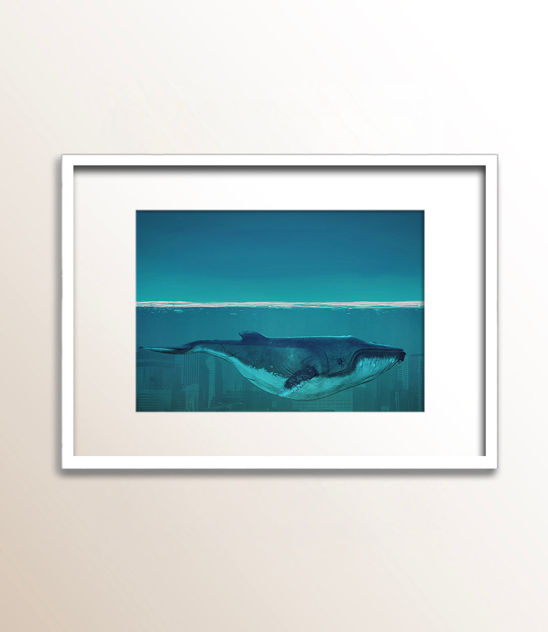 Whale Above the City