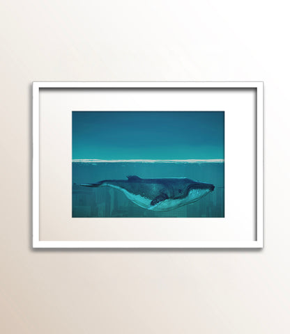 Whale Above the City