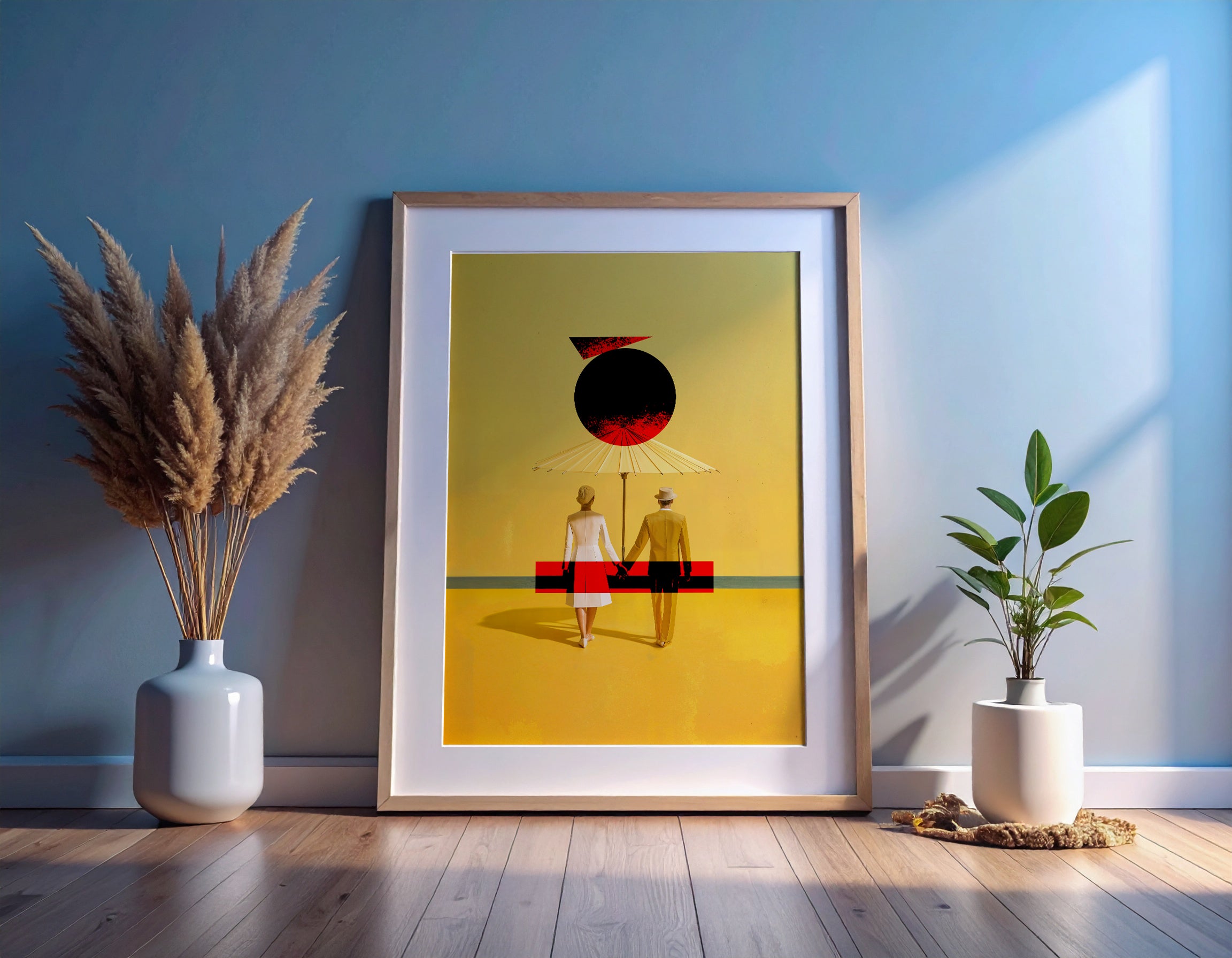 Art in a hotel space