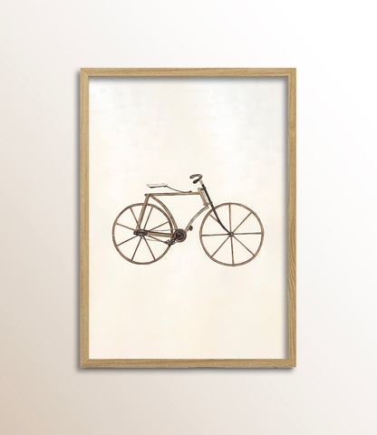 Drawing of a Velocipede