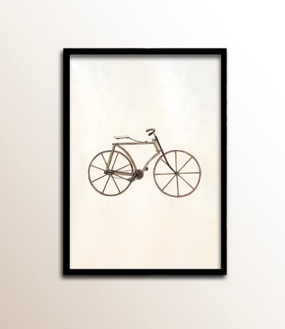 Drawing of a Velocipede