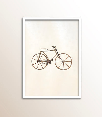 Drawing of a Velocipede
