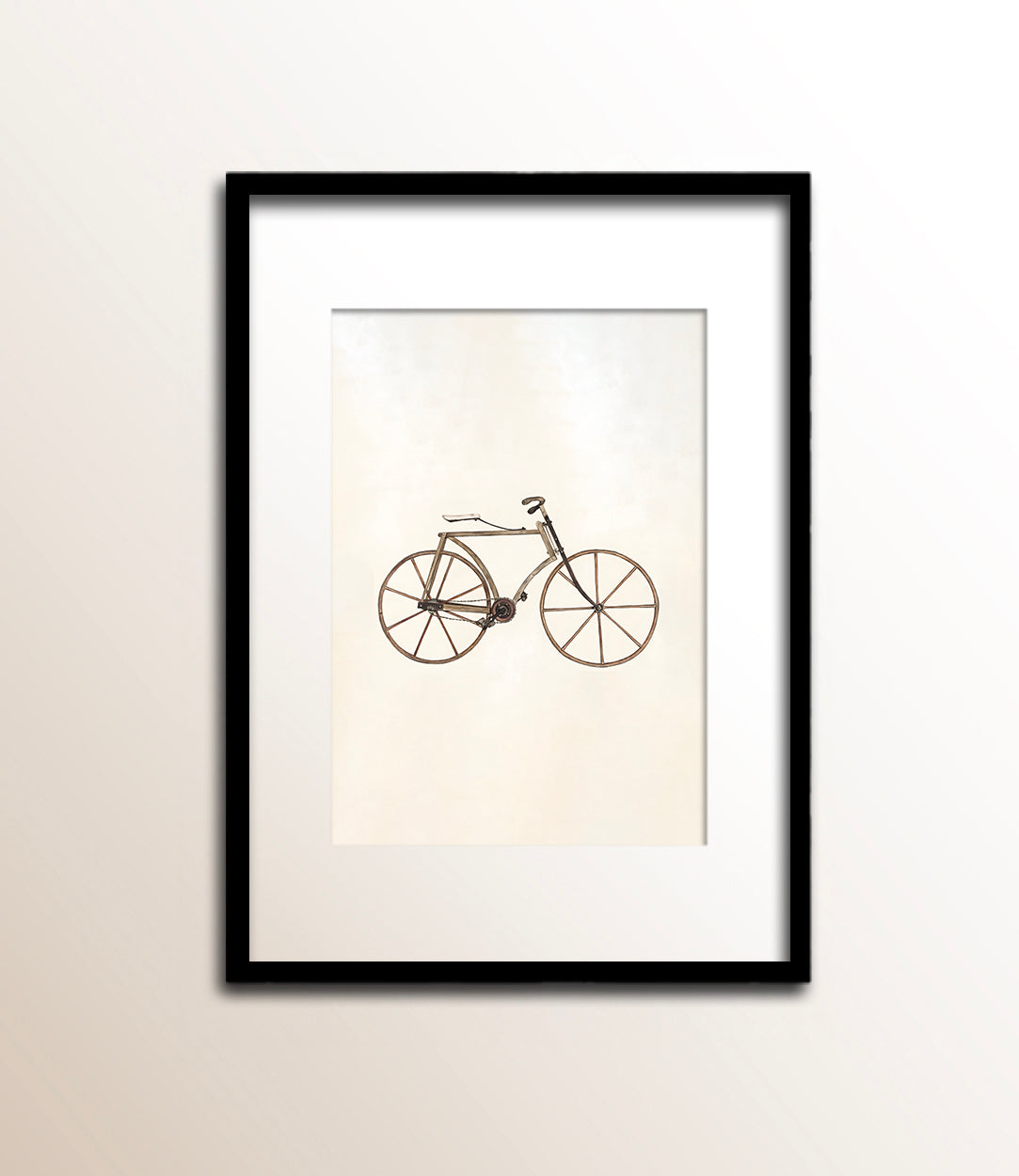 Drawing of a Velocipede