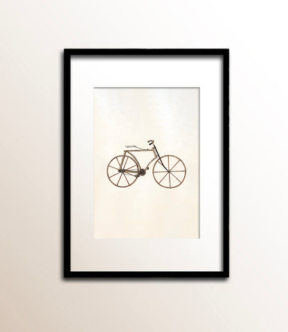 Drawing of a Velocipede