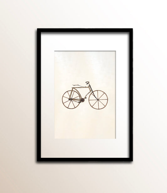 Drawing of a Velocipede