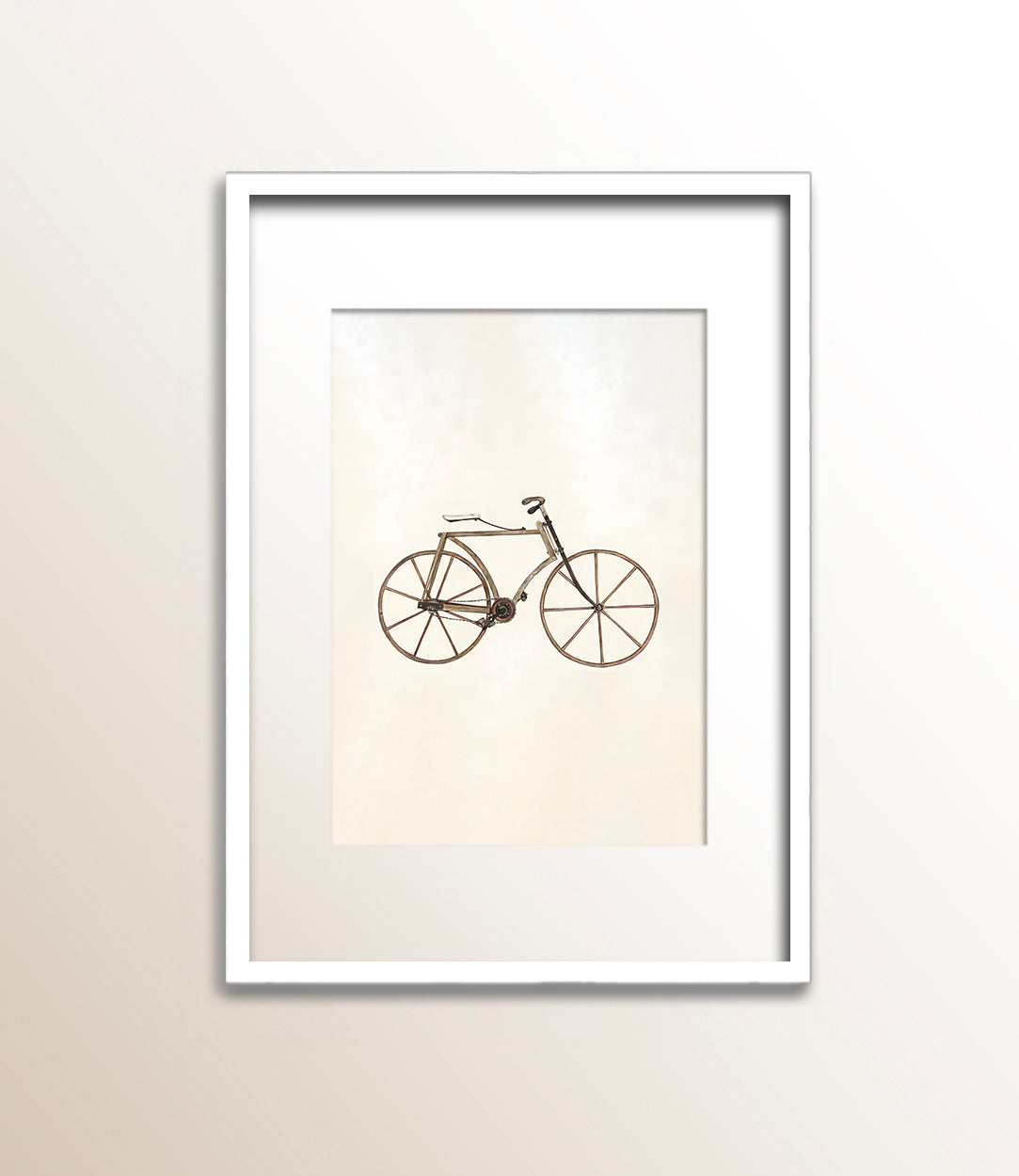 Drawing of a Velocipede