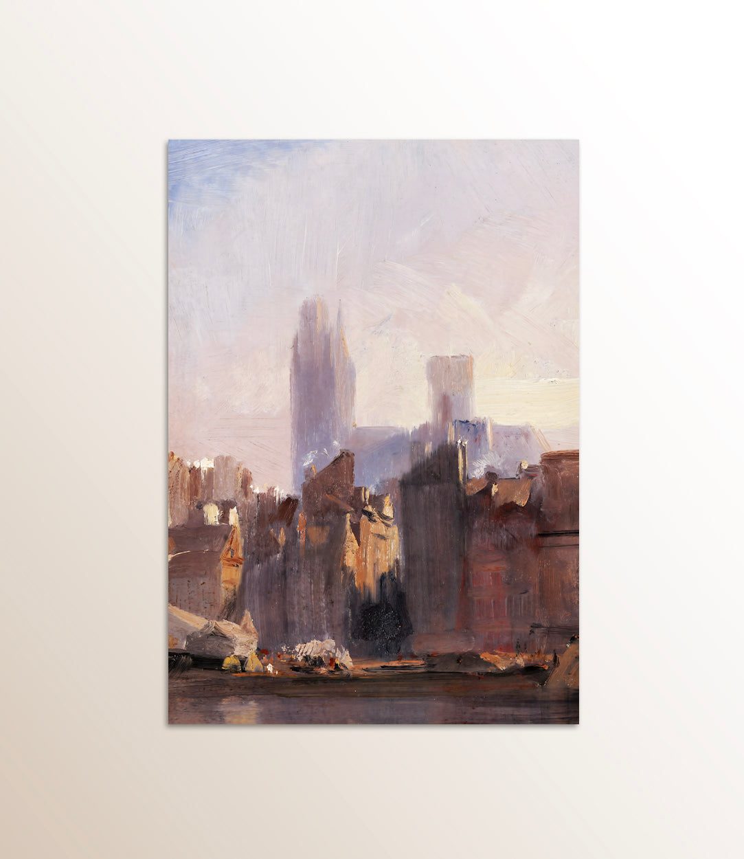 Cologne: The Arrival of a Packet-Boat: Evening