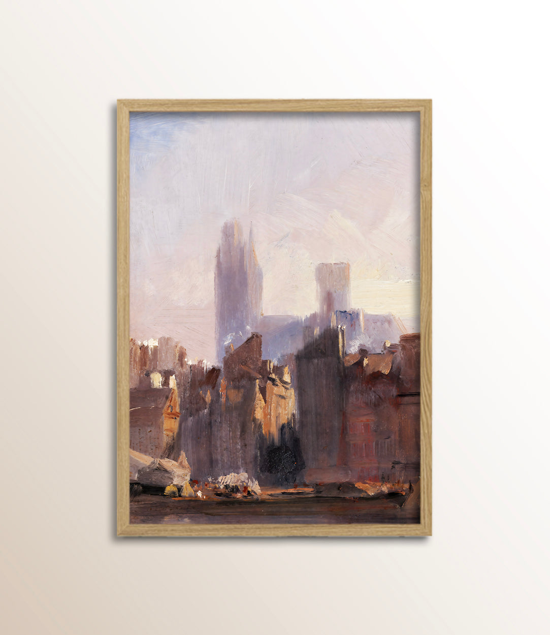 Cologne: The Arrival of a Packet-Boat: Evening