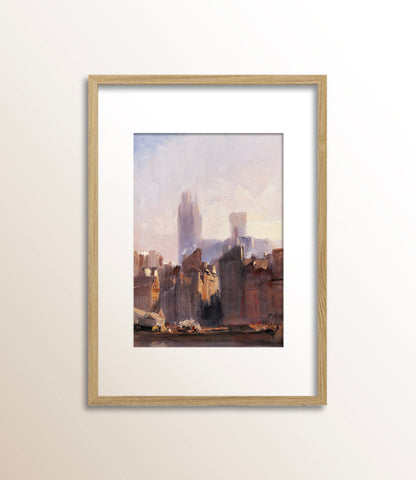 Cologne: The Arrival of a Packet-Boat: Evening