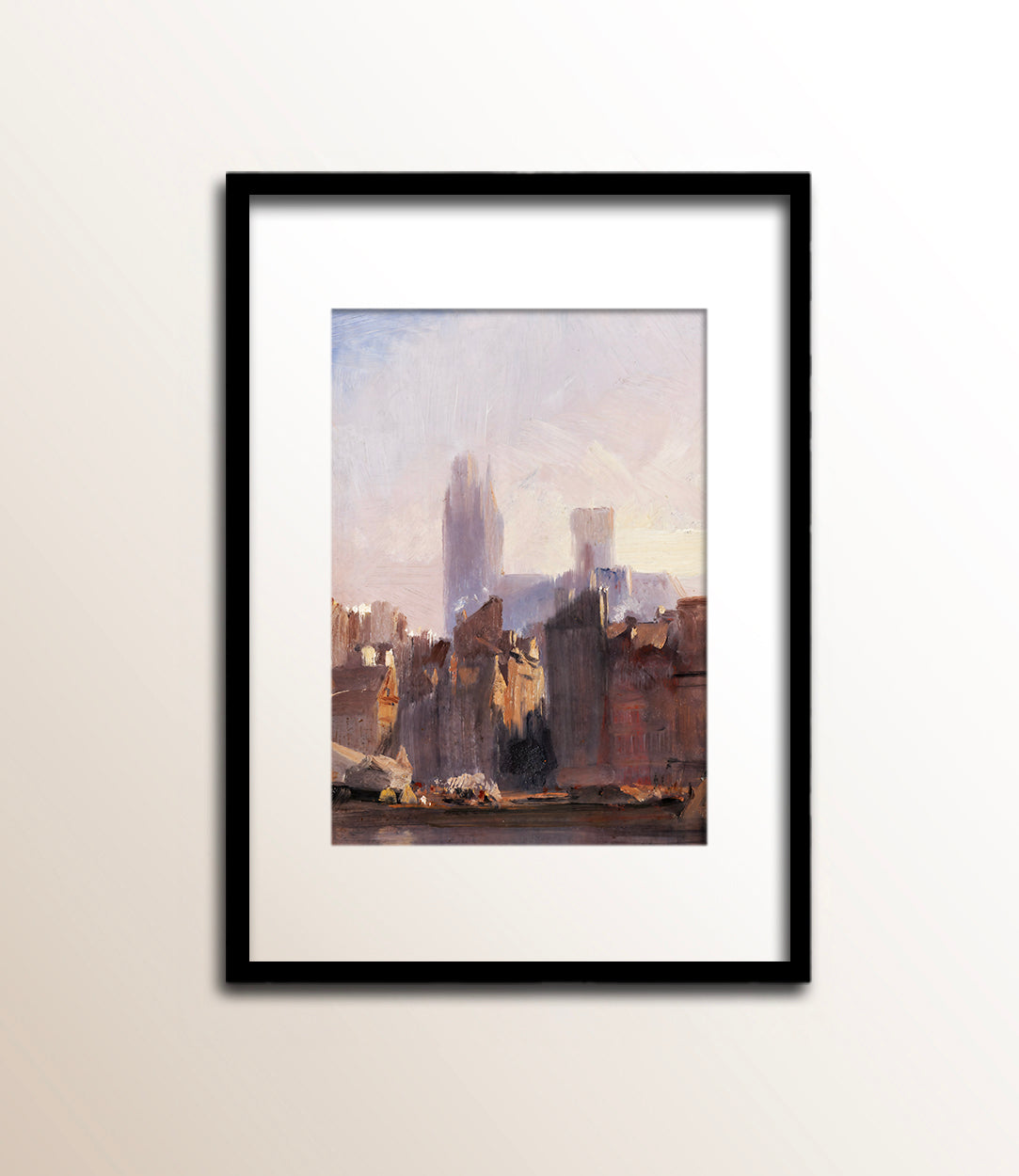 Cologne: The Arrival of a Packet-Boat: Evening