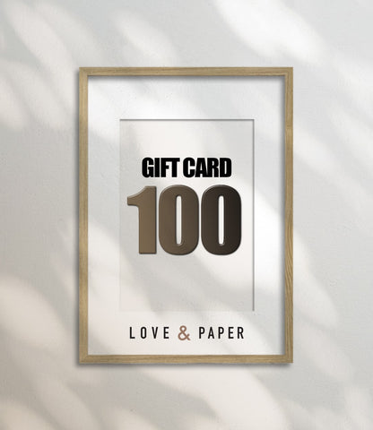 Love & Paper Gift Card