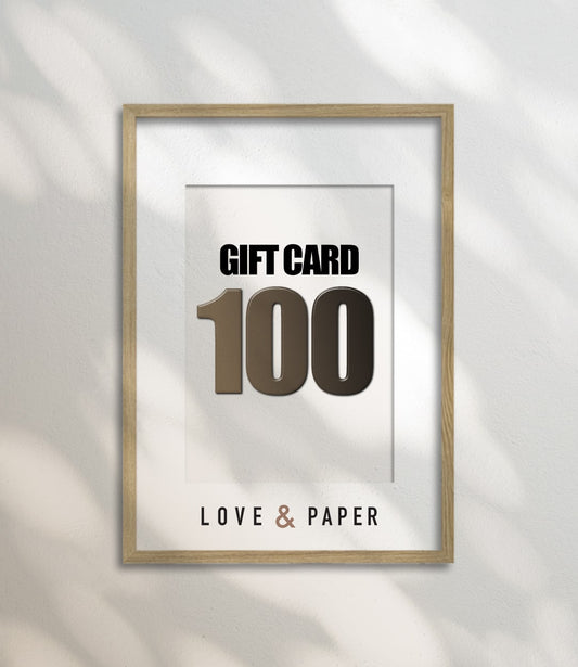 Love & Paper Gift Card
