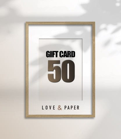 Love & Paper Gift Card